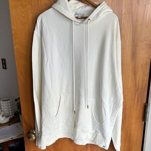 Peter Millar Cream Pullover Hoodie